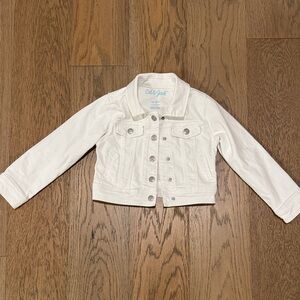 Cat & Jack Kids' Cream Jean Jacket